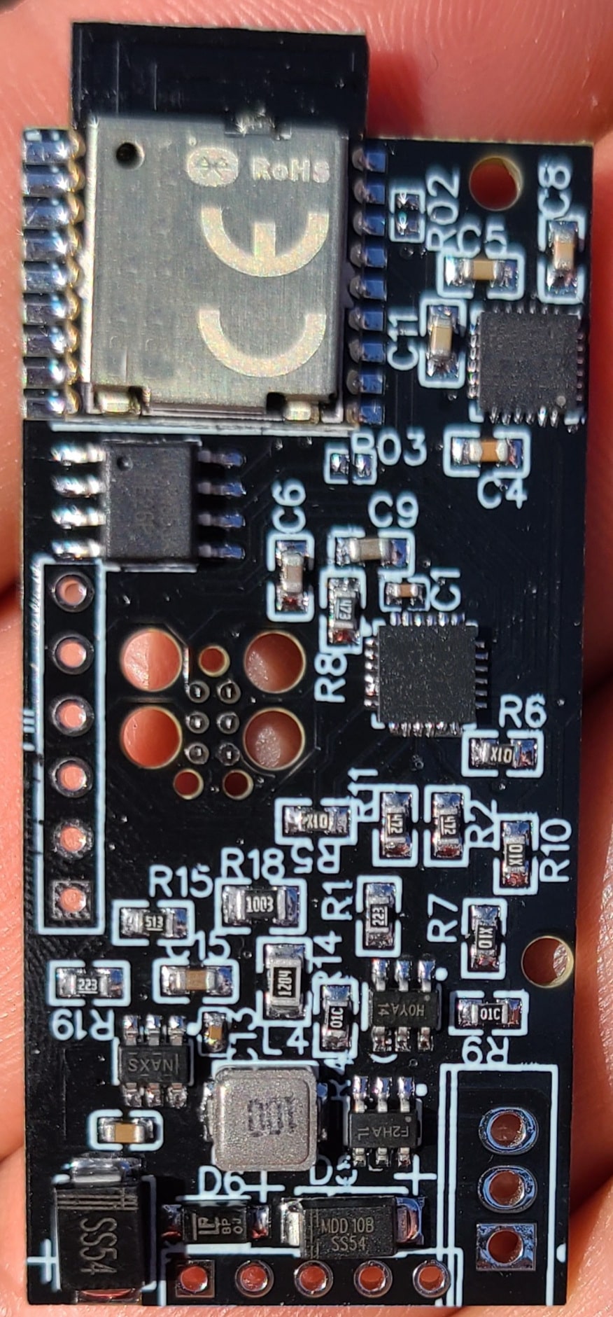 a PCB with several ICs on it